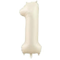 1- RAKAM 34” KREM BALON 76cm