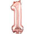 1- RAKAM 34” ROSEGOLD BALON 76cm
