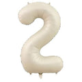 2- RAKAM 34” KREM BALON 76cm