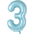 3- RAKAM 34" MAVİ BALON 76cm