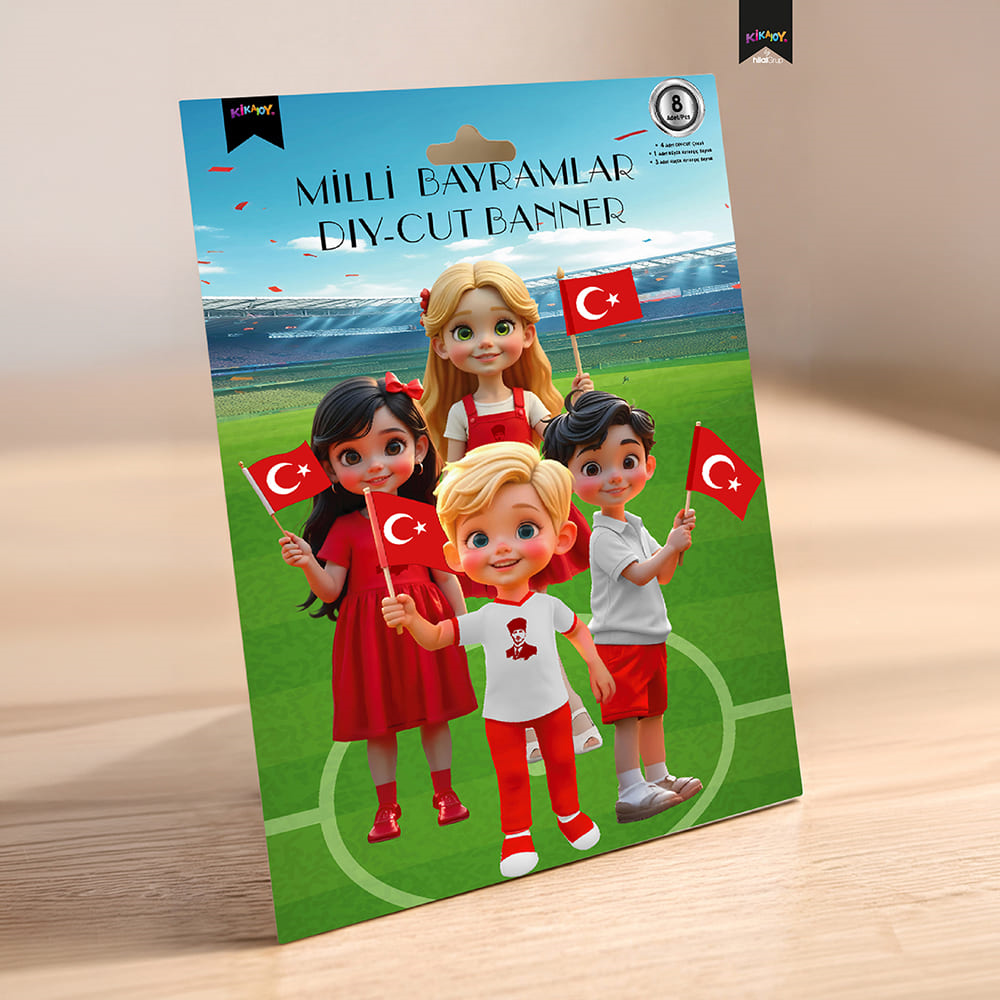 Milli Bayramlar Dış Cut Özel Kesim Banner