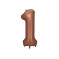 1 RAKAM 34" KARAMEL BALON