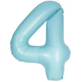 4- RAKAM 34” MAVİ BALON 76cm