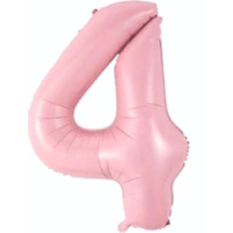 4- RAKAM 34" PEMBE BALON 76cm