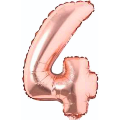 4- RAKAM 34" ROSEGOLD BALON 76cm