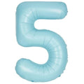 5- RAKAM 34" MAVİ BALON 76cm