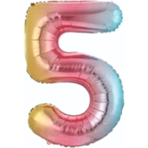 5- RAKAM 34" GÖKKUŞAĞI BALON 76cm