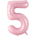 5- RAKAM 34" PEMBE BALON 76cm