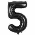 5 Rakam Siyah Balon