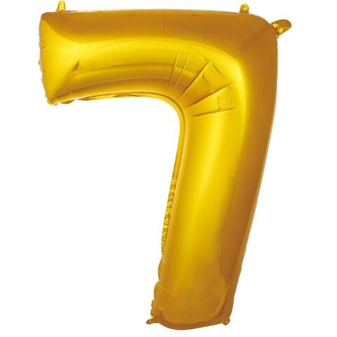 7- RAKAM 34 İNÇ GOLD BALON 76cm