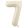 7- RAKAM 34” KREM BALON 76CM
