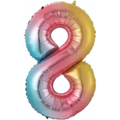 8- RAKAM 34” GÖKKUŞAĞI BALON 76CM