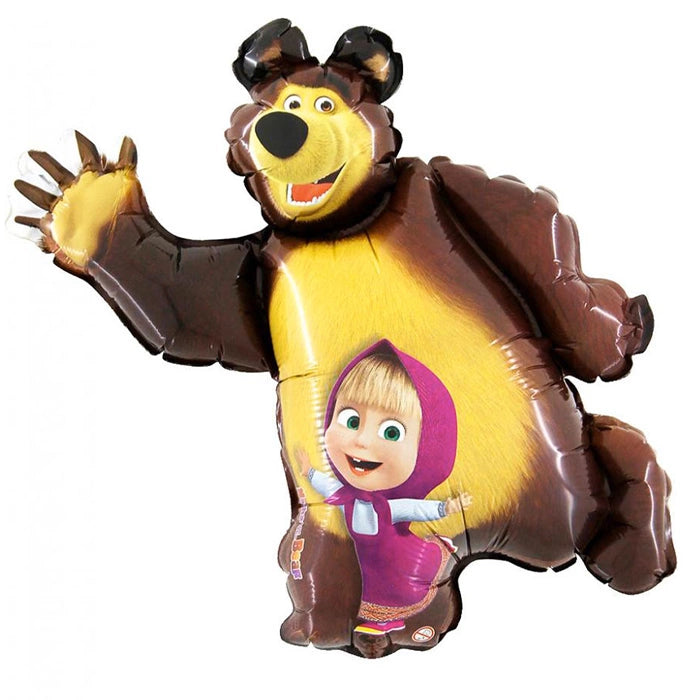 FOLYO BALON S.S. 5'Lİ MASHA AND BEAR