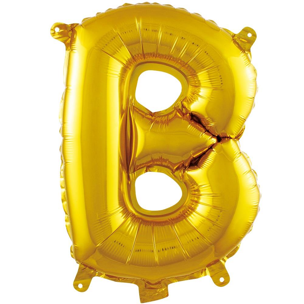 B- HARF 34 İNÇ GOLD RENK