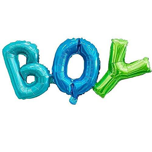 BOY YAZI BALON MAVİ