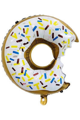 Donut Folyo Balon Beyaz (FOL-TK/463)