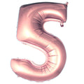 5- RAKAM 40" ROSEGOLD BALON 100CM