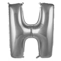 H- HARF 34 İNÇ GÜMÜŞ BALON 76cm