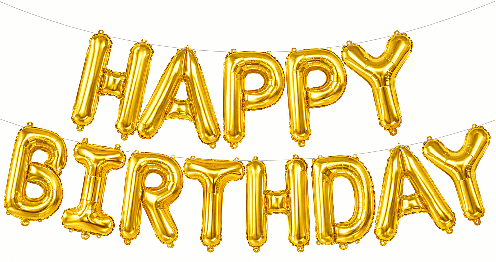 RG HAPPY 18" HARF BALON SET