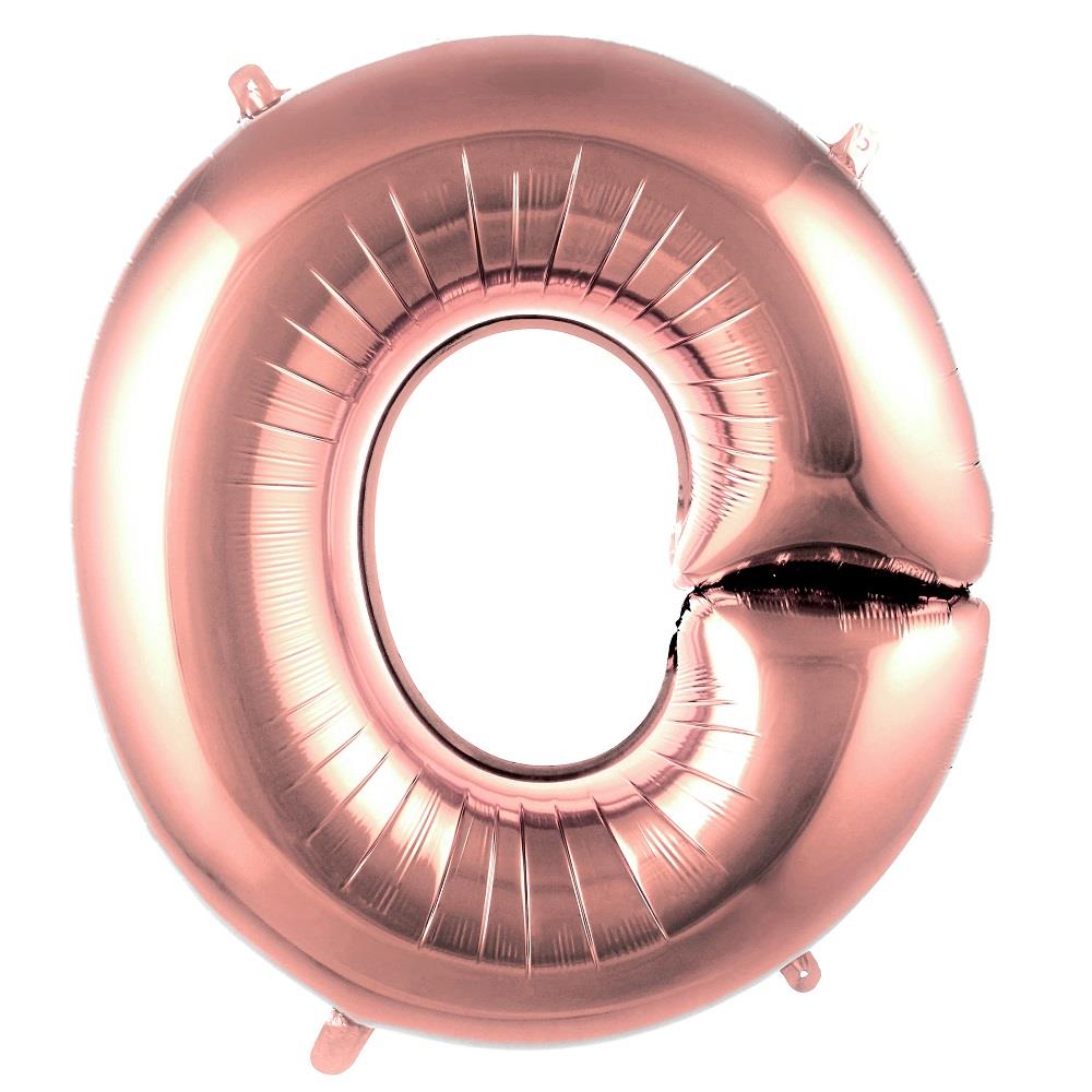 0-RAKAM ROSE GOLD FOLYO BALON 40 İNÇ 100 CM