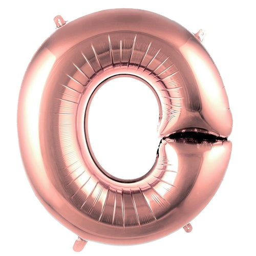 0-RAKAM ROSE GOLD FOLYO BALON 40 İNÇ 100 CM