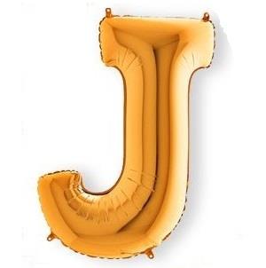 J- HARF 34 İNÇ GOLD BALON 76CM