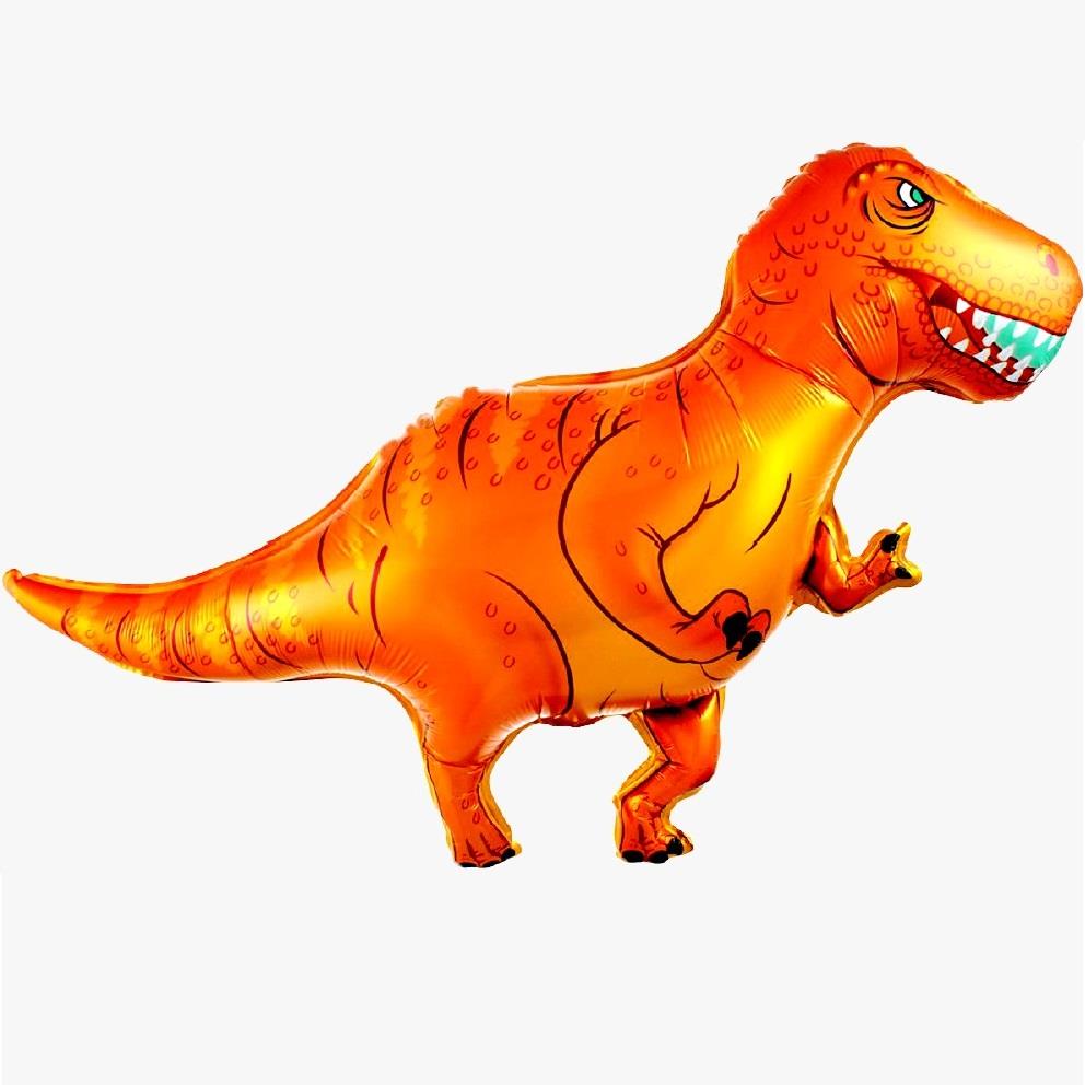 T-REX JURASSİC TURUNCU DİNAZOR FOLYO BALON