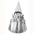 KÜLAH ŞAPKA HAPPY BİRTHDAY GÜMÜŞ