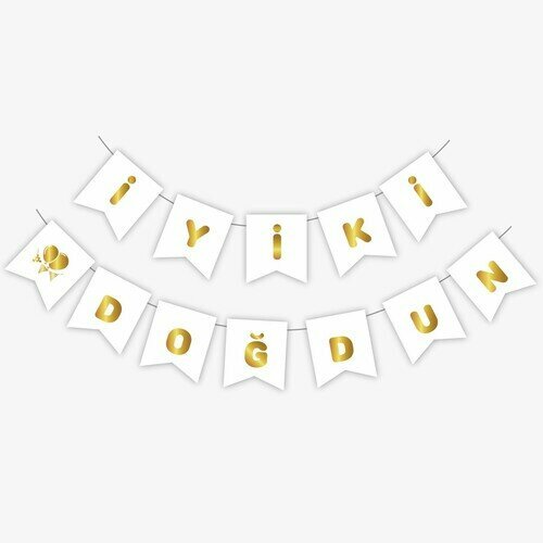 KRAFT BEYAZ HAPPY YALDIZLI BANNER