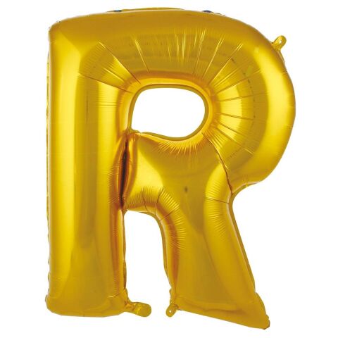 R- HARF 34 İNÇ GOLD BALON 76cm