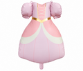 RETRO PEMBE ELBİSE FOLYO BALON 55X73