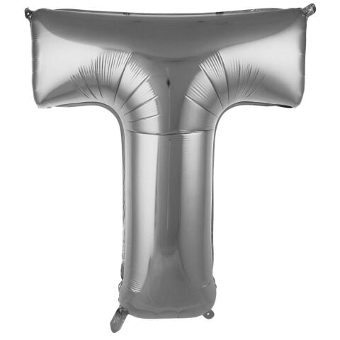 T- HARF 34 İNÇ GÜMÜŞ BALON 76cm